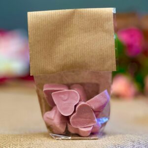 Pink Strawberry Flavoured Hearts
